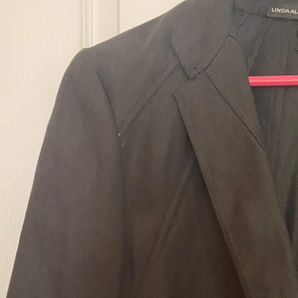 Vintage Linda Allard Ellen Tracy Classic Black Women's Blazer - Picture 5 of 11